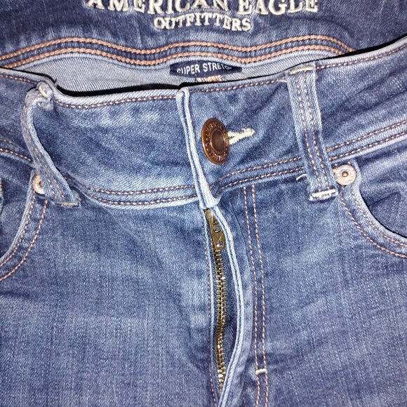 American Eagle Super Stretch Kick Boot Jeans - Picture 3 of 5